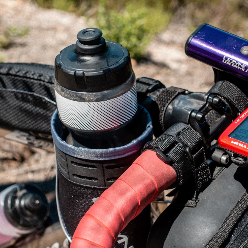 Lezyne Stuff Caddy Bar Bag Strap 1.3L Black